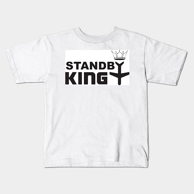 Standy King Kids T-Shirt by Journeyintl1